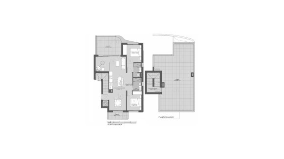 Планировка квартиры 3 спальни в ЖК Golden Green Apartments № 8 (2D)